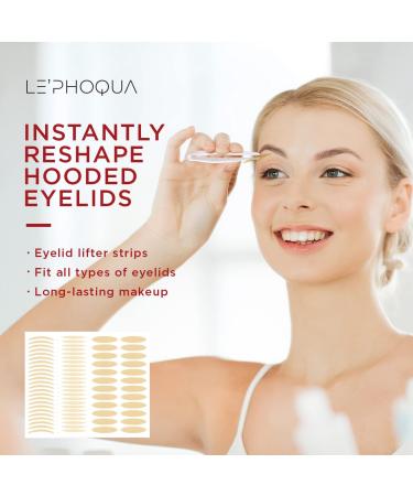 Invisible Eyelid Tape - Instant Double Eye Lid Lifter Strips for Droopy, Uneven, and Hooded Eyes (480pcs) - Buy Online on GoSupps.com