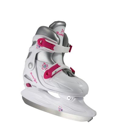 American Athletic Shoe Girl's Party Adjustable Figure Skates Youth Small/Size 10-13 White