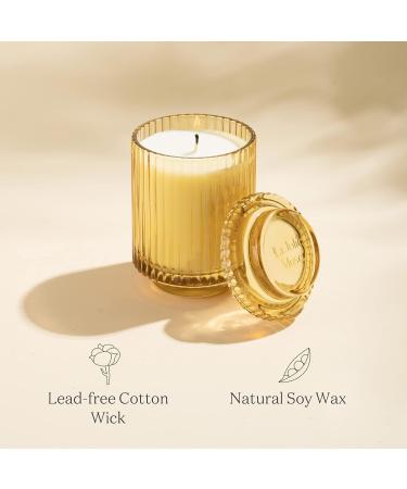 La Jolie Muse Sandalwood & Patchouli Scented Candle - Luxury Glass Jar Candle Gift for Home Decor - 80 Hours Long Burning - 12.3oz - Buy Online on GoSupps.com