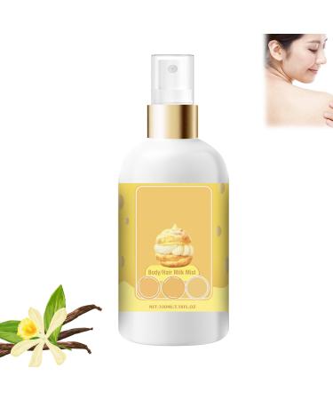 Body/Hair Milk Mist Body/Hair Milky Mist Strawberry Natural Hydrating And Moisturizing Body Mist Long Lasting Body Spray Suitable for All Skin Types
