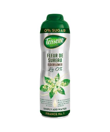 Teisseire Sirop Elderflower 0% Sugar 600ml