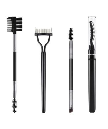 4 pieces of eyelashes eyebrow brush eyebrow comb reusable eyelash separator Eyebrow Brush to modify eyebrows and eyelashes