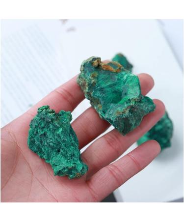 Natural Green Malachite Stone Rough Crystal Clastic Rock Cube Collectible Minerals Specimen for Home Decor Minerals Home Goods - Buy Online on GoSupps.com