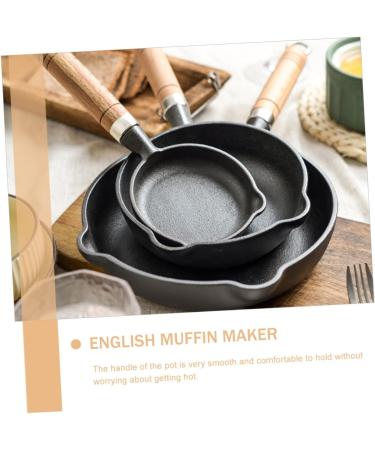 DELURA 1 Set Round Griddle Cookware Egg Frying Pan Mini Egg Pan Mini Pan Steak Frying Pan Pan Breakfast Pan Cooking Utensils Mini Egg Frying Pan Kitchen Supply - Buy Online on GoSupps.com