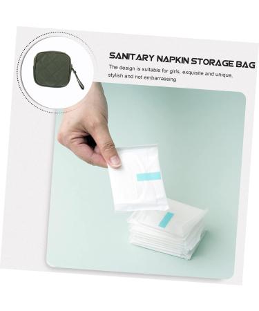 Lurrose Napkin Storage Bag - Travel Coin Purse for Women, Menstrual Pad & Tampon Container - Buy Online on GoSupps.com