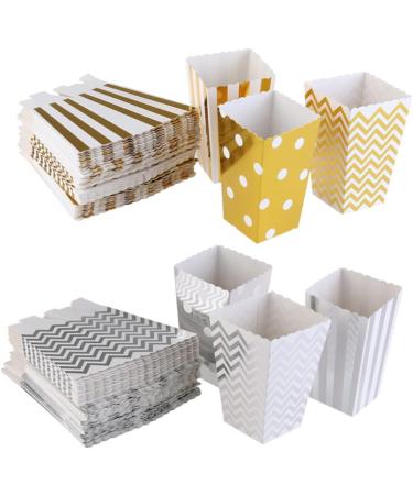 Zerodeko 50pcs Boxes Wedding Favors Dots Party Favor Box Cardboard Material Vintage Paper Straws Holiday Party Candy Cartons Cardboard Popcorn European and American Container Decorate - Buy Online on GoSupps.com