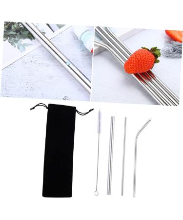 Buy SOLUSTRE 8 Pcs Stainless Steel Drinking Pipettes - Set of 2 Silver & 2 Stainless Steel for Precision Dispensing | International Shipping Available - Buy Online on GoSupps.com