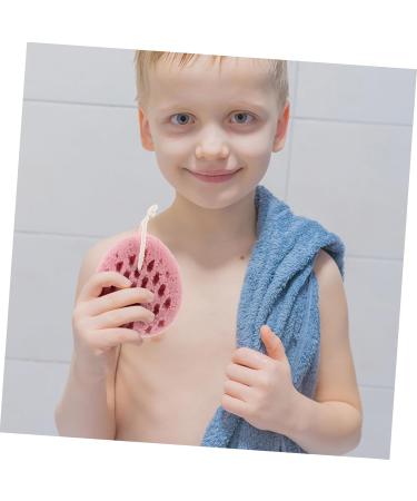 PLAFOPE Bath Sponge Sponges Scrubber Exfoliating Sponge Skin Bath Ball Sponge Bath Balls Bath Back Sponge Bathing Bubble Making Sponge Showering Ball Bath Flower Tool Girl The Bubble Pink - Buy Online on GoSupps.com
