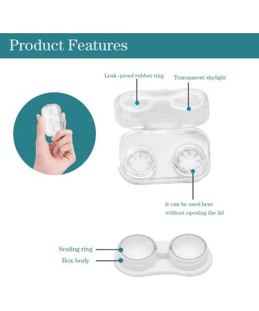 UpaClaire Contact Lens Case & Diving Kit - Leak-Proof Storage for Diving Contacts (1 Set) - International Shipping Available - Buy Online on GoSupps.com