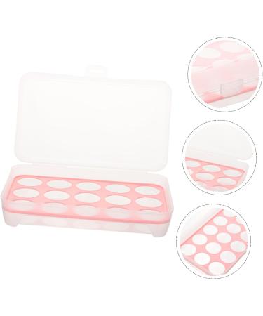 RORPOIR 2pcs 10 Eggs Storage Container Egg Carton Egg Keeper Egg Case Refrigerator Red Storage Box re-usable Red 24.5*10.5*7cm - Buy Online on GoSupps.com