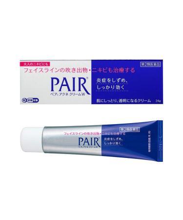 LION Lion Pair Acne Cream - Acne Cream - 24g Large Pack | Spot Treatment for Eczema and Redness | Japanese Formula