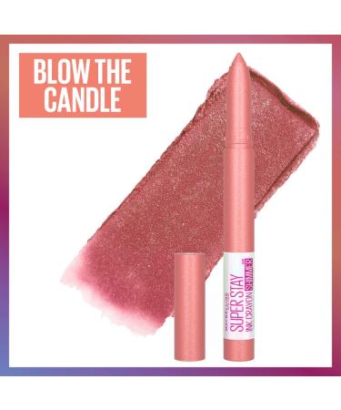 Maybelline Super Stay Ink Crayon No. 190 Blow The Candle - Long-Lasting Lip Color | International Shipping Available - Buy Online on GoSupps.com