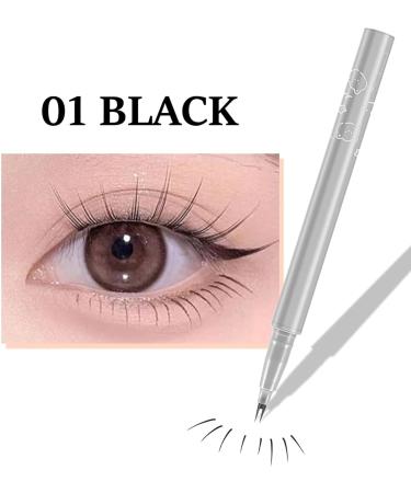  Niktule Eyeliner pencils - Dual-ended eyelash pencil and liquid eyeliner pen - Waterproof natural lower lash liner black makeup pens for girls and women - Buy Online on GoSupps.com