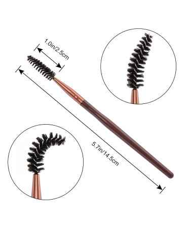 12PCS Mascara Brush Wands Set - Eyelash & Eyebrow Spoolies for Makeup | Long Handle Lash Brush Applicators | Perfect for Lash Extensions & Brow Grooming - Buy Online on GoSupps.com