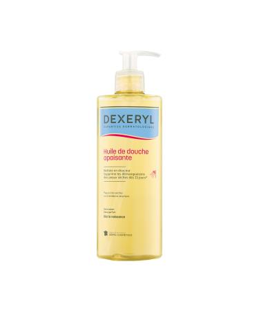 DEXERYL - Huile de Douche Apaisante - Nettoie & Relipide la Peau d s la naissance - Pr serve la Barri re Cutan e - Peaux Tr s S ches ou Tendance Atopique - Sans Savon Sans Parfum - 500 ml