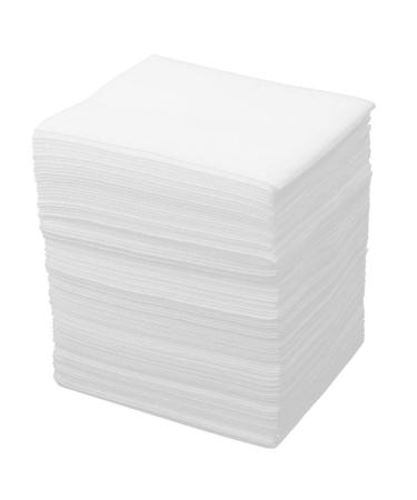 HEALLILY Dressing Pads 100Pcs Non Woven Gauze Sponge Disposable Wrapped Gauze Pads for Wound Care Wound Dressing First Aid Supplies (White Unfold Size 20x20cm) 4x4 Gauze Pads