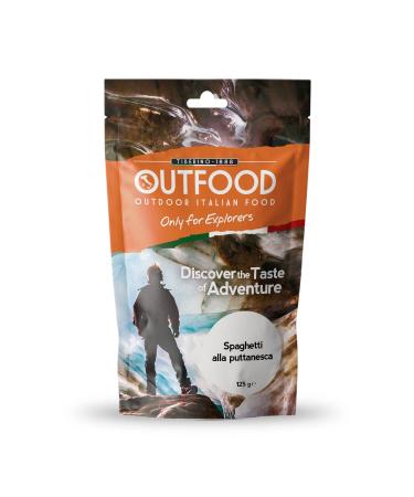 Tiberino Spaghetti alla Puttanesca 125 g - Outfood - Hiking - Camping - Emergency Food