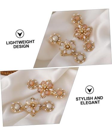 DOITOOL 1pc Hairpin Floral Hair Accessories Girl Hair Accessories Pearl Hair Accessories Hair Barrettes Girl Headwear Pearl Clips Hair Clip Birthday Alloy Bangs Crystal Flower Miss - Buy Online on GoSupps.com