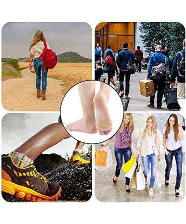 Yangwen Gel Front Foot Pads - 2 Pairs of Silicone Forefoot Cushions for Men & Women | Pain Relief & Callus Prevention - Buy Online on GoSupps.com