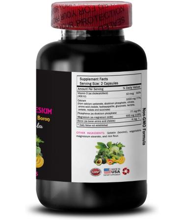 Calcium Magnesium Supplement - Magnesium Blend Vitamin Support Phosphorus Combo Boron Benefits Daily Calcium Magnesium with D Vitamin D Formula to Enhance Support 1Bot - Buy Online on GoSupps.com