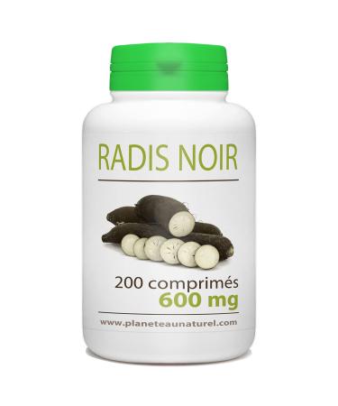 Plan te au Naturel Radish Noir - 600 mg - 200 tablets