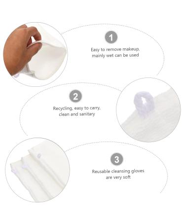 FRCOLOR 16 Pcs Fiber Makeup Remover Gloves - Exfoliating Microfiber Face Cleansing Towels for Gentle Skin Care - Ideal for Travel & Oil Removal - Buy Online on GoSupps.com