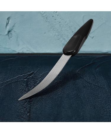 SEKI EDGE SS-404 Curved Natural Nail File - Professional Grade Stainless Steel File - Buy Online on GoSupps.com