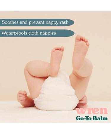 Wren Nappy Ointment | Pure Lanolin Oil from New Zealand | Cracked Nipple Relief Balm | Nappy Rash Dry Skin | Organic & Natural | Baby Safe | 3 Sizes Available - Buy Online on GoSupps.com