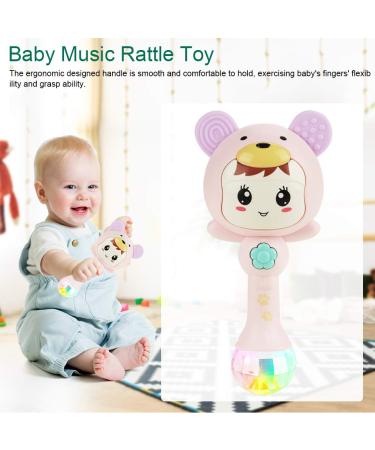 Shop Cute Pink Electronic Music Rattles for Babies | Pedagogical Handbells & Cartoon Seedlings - International Shipping Available - Buy Online on GoSupps.com