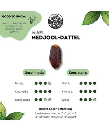  Palmyra Verlag DATTELMANN - Medjool Dates 5 kg - Extra sweet - Freshly picked natural pralines - Noble notes of honey and caramel - Buy Online on GoSupps.com