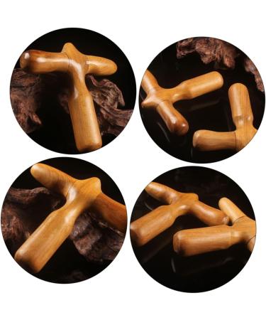 Fomiyes Wooden Foot Massager & Scratch Massage Device - Manual Body & Waist Massage Tool for Relaxation - Buy Online on GoSupps.com