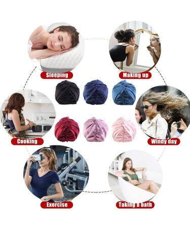 Double Layer Silk Bonnet for Curly Hair - Peacock Blue | Satin Night Cap for Sleeping, Washing, Makeup & Sport - Buy Online on GoSupps.com