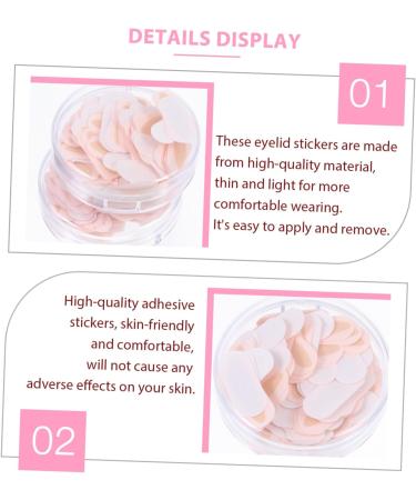 SOESFOUFU 2 Boxes Double Eyelid Sticker Mesh Tape Lady Parts Double Eyelid Tapes for Girl Light and Thin Miss - Buy Online on GoSupps.com