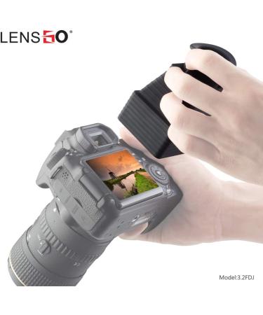 LENSGO 3.2'' LCD Viewfinder Hood for Canon Sony Nikon DSLR Cameras - Buy Online on GoSupps.com