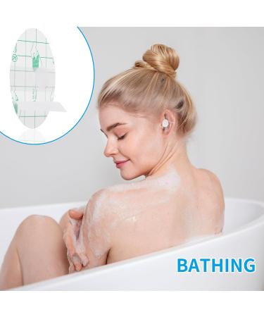 120 Waterproof Ear Covers for Shower & Swimming | Ear Stickers & Cotton Ear Plugs for Water Sports - Buy Online on GoSupps.com