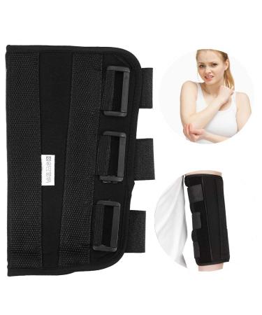 ZJchao Elbow Braces Elbow Splint Brace Immobilizer Support Night Hinged Arm Forarm Braces Orthosis Orthotics Band Pad Belt Adjustable Strap Wrap Sleeve Protector (M)