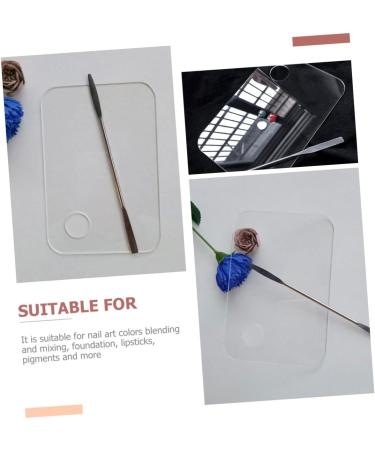 UKCOCO 3 ensembles Palette de Maquillage Transparente avec Spatules Accessoires Manucure pour M lange Vernis et Pigments Outil pour Usage Professionnel et Domicile - Buy Online on GoSupps.com