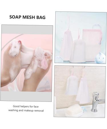 Baluue 6pcs Bubble Net Foam Face Bag Exfoliating Bath Bag Sponge Soap Face Soap Pe - Buy Online on GoSupps.com