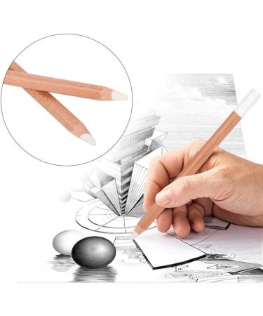 Professional White Coal Sketch Pencils - 2PC Set for Artists | Premium Drawing Supplies & Stationery - Buy Online on GoSupps.com