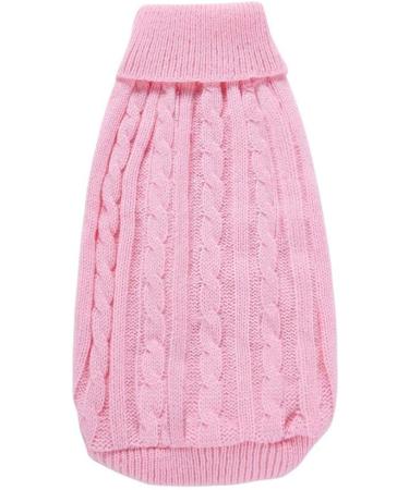 Warm Small Dog & Cat Sweater - Cozy Pet Sweatshirt | Perfect for Small Dogs & Kittens - Rosa L - Buy Online on GoSupps.com