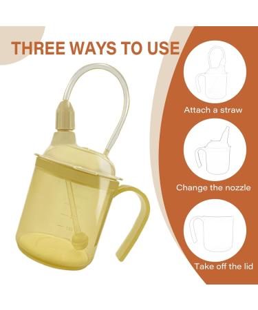 Beakers for Elderly 300ml Spill Proof Adult Sippy Cup with Scale 3-in-1 Dysphagia Cups with Straw and Handle Adult Drinking Cup for Elderly Disabled Patient Maternity Kids Adult Sippy Cup - Buy Online on GoSupps.com