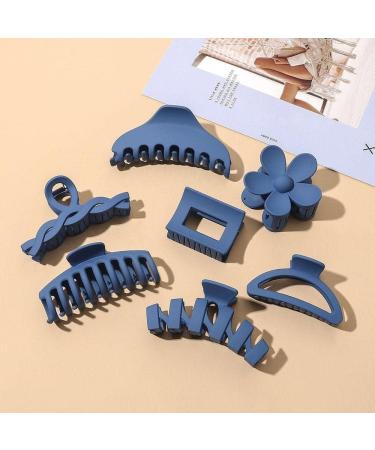 Vintage Matt Beige Crescent Hair Clips - 2-Piece Elegant Claw Set for Women & Girls | Slipproof & Suitable for All Hair Types - Buy Online on GoSupps.com