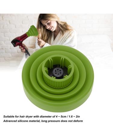 Professional Collapsible Silicone Hair Dryer Diffuser | Lightweight & Portable | Green - QIRG - Buy Online on GoSupps.com
