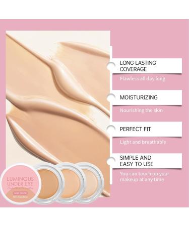 Luminous Undereye Perfection Corrector Concealer Essence Concealer Illuminating Complexion Perfector Hydrating and Long-Lasting Makeup (Warm Colour 7 g) - Buy Online on GoSupps.com
