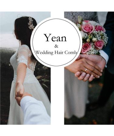 Gold Leaf Bridal Hair Comb - Flower Wedding Hair Piece for Women/Girls - Buy Online on GoSupps.com