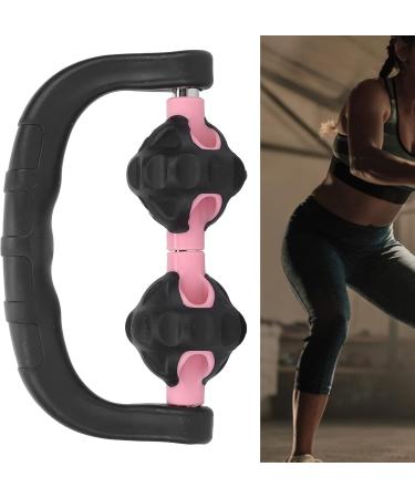 Verdant Touch Trigger Point Roller - Handheld Deep Tissue Massager for Muscle Relief & Pain Relief - Pink - Ideal for Body & Leg - Buy Online on GoSupps.com