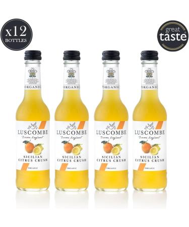 Luscombe Sicilian Citrus Crush (12x27cl) - Organic Sicilian Orange & Lemon Juice Vegan & Gluten Free - Devon Spring Water - Buy Online on GoSupps.com