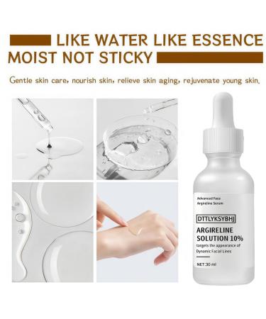 Argireline solution 10% Serum for Face - Anti-Aging Facial Serum to Improve Sagging and Fine Lines Skin Firming Hydrating & Boosts Elasticity For Women & Men All Skin Types 30ml - Buy Online on GoSupps.com