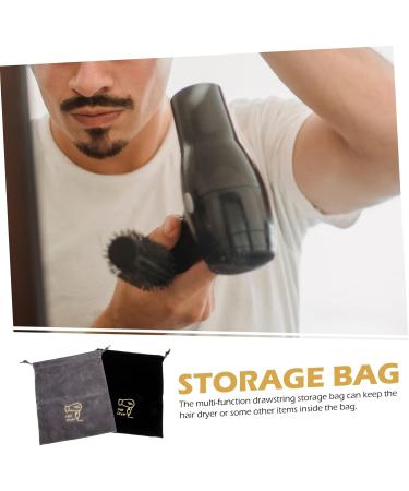 Healeved 2pcs Hair Dryer Bag Travel Hair Dryer Blowdryers for Hair Cosmetics Organizer Bag Flannel - Buy Online on GoSupps.com