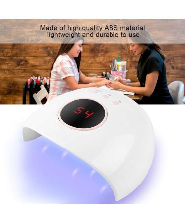 24W UV Nail Dryer Lamp - LED Gel Hardening 30s/60s Timer & Auto Sensor | Perfect Nail Art Tools for All Nail Polishes - Buy Online on GoSupps.com